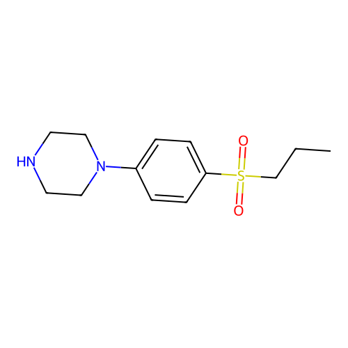 1-[4-(Propylsulfonyl)phenyl]piperazine structure