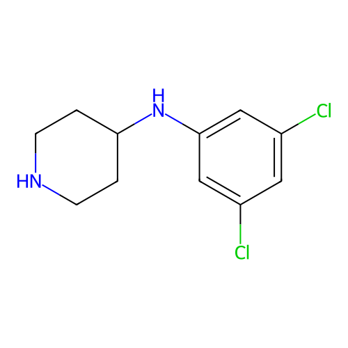 N-(3,5-dichlorophenyl)piperidin-4-amine structure