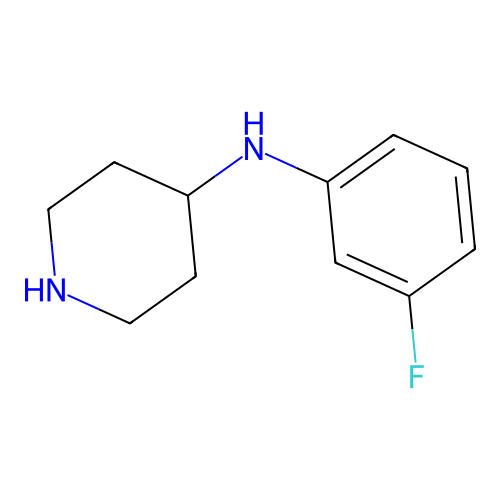 N-(3-fluorophenyl)piperidin-4-amine structure