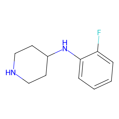 N-(2-fluorophenyl)piperidin-4-amine structure