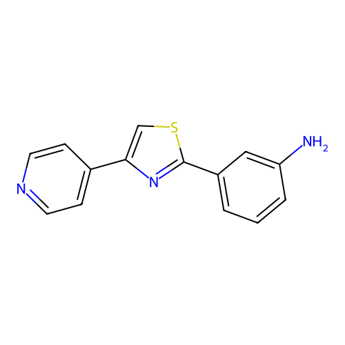 3-(4-Pyridin-4-yl-thiazol-2-yl)-phenylamine structure