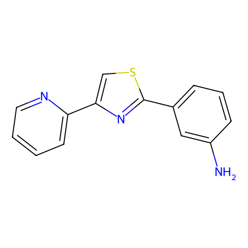 3-(4-Pyridin-2-yl-thiazol-2-yl)-phenylamine structure