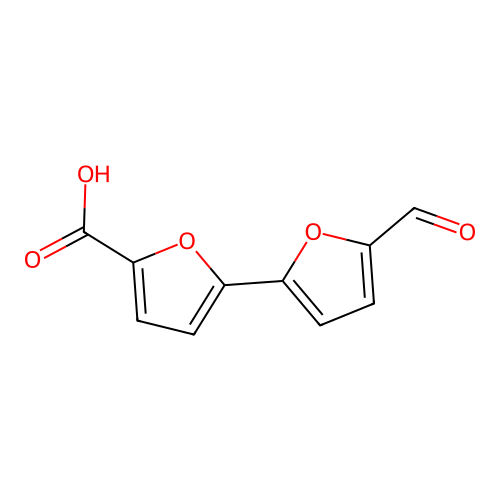 5-(5-Formylfuran-2-yl)furan-2-carboxylic acid structure