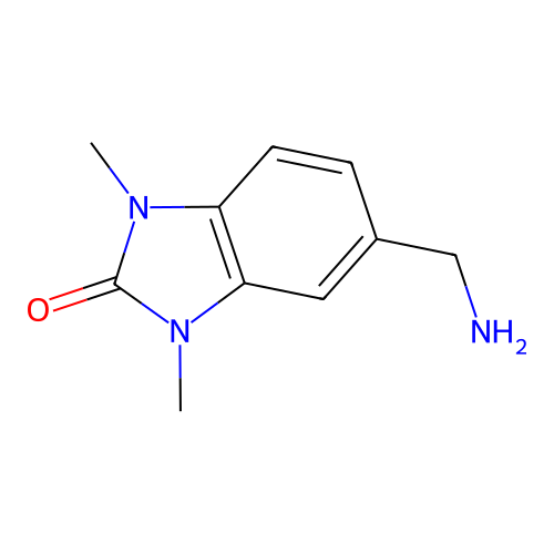 5-(aminomethyl)-1,3-dimethyl-2,3-dihydro-1H-1,3-benzodiazol-2-one structure