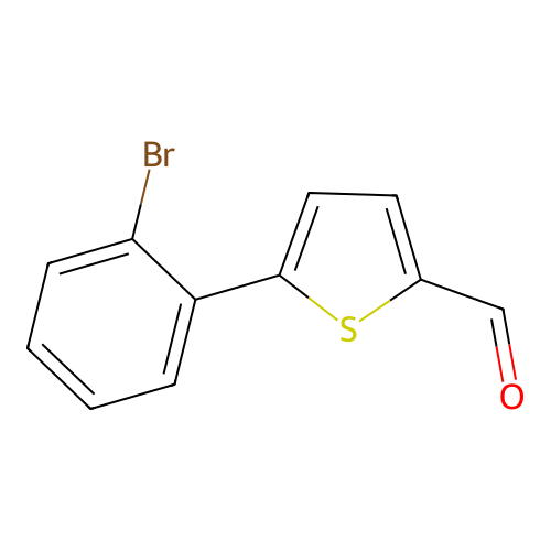 5-(2-Bromophenyl)thiophene-2-carbaldehyde structure