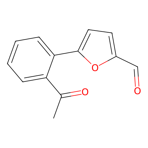 5-(2-Acetyl-phenyl)-furan-2-carbaldehyde structure