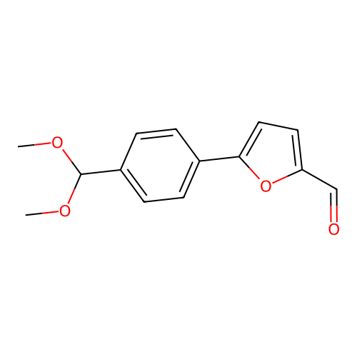 5-(4-Dimethoxymethyl-phenyl)-furan-2-carbaldehyde structure