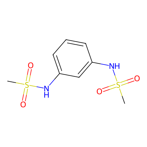 N,N'-(1,3-亚苯基)二甲磺酰胺 structure