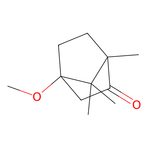 Bicyclo[2.2.1]heptan-2-one, 4-methoxy-1,7,7-trimethyl- structure