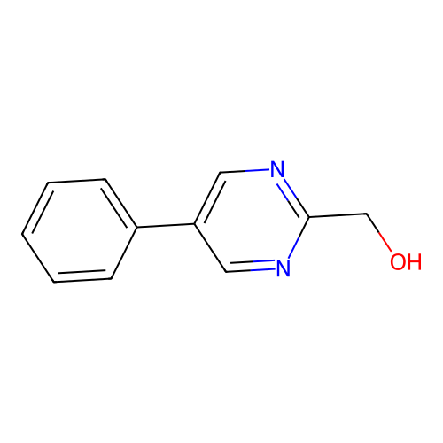 (5-Phenylpyrimidin-2-yl)methanol structure