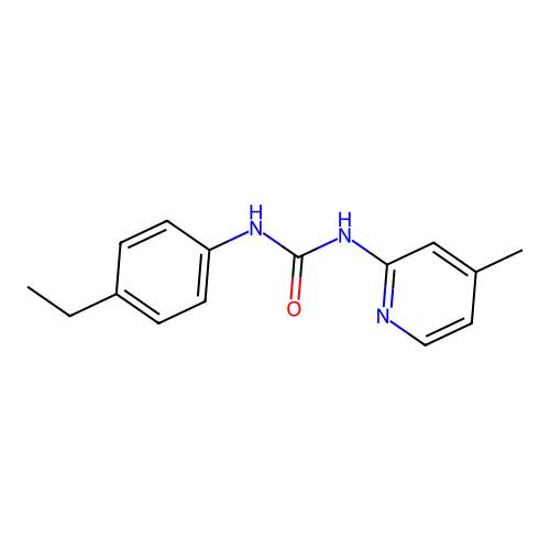 1-(4-Ethylphenyl)-3-(4-methylpyridin-2-yl)urea structure