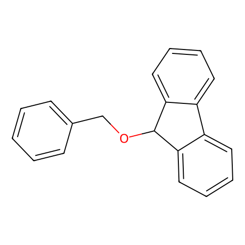 9H-Fluorene, 9-(phenylmethoxy)- structure