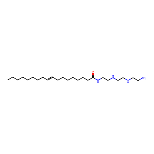 N-[2-({2-[(2-aminoethyl)amino]ethyl}amino)ethyl]octadec-9-enamide structure