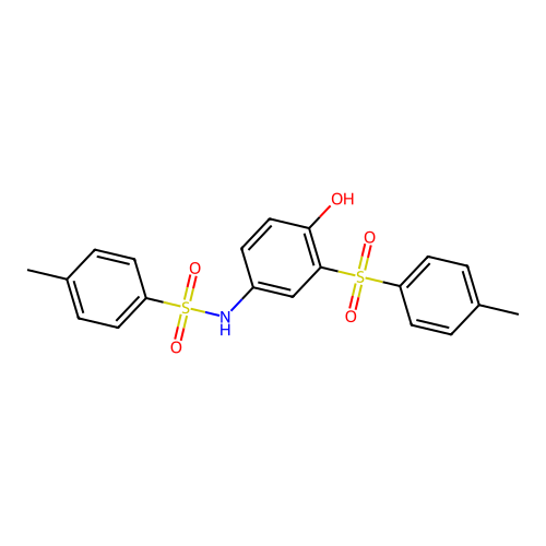 2-[(4-Methylphenyl)sulfonyl]-4-{[(4-methylphenyl)sulfonyl]amino}phenol structure