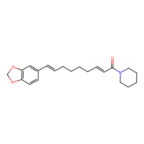 荜茇壬碱 structure