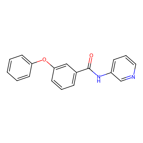 3-phenoxy-N-(pyridin-3-yl)benzamide structure