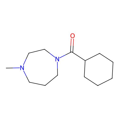 Cyclohexyl(4-methyl-1,4-diazepan-1-yl)methanone structure