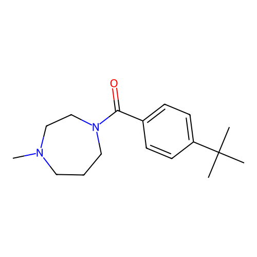 (4-Tert-butylphenyl)-(4-methyl-1,4-diazepan-1-yl)methanone structure
