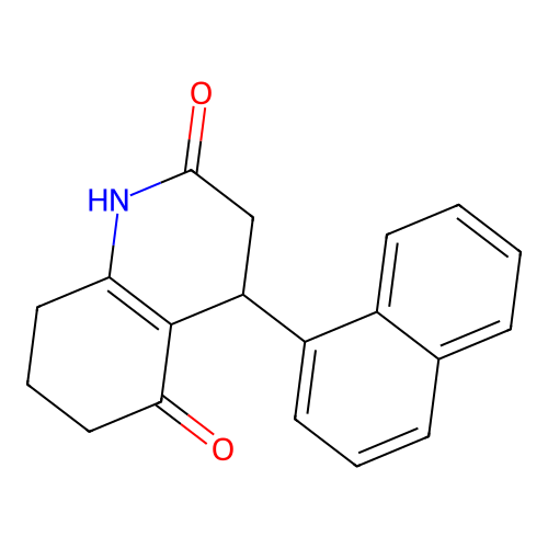4-Naphthalen-1-yl-1,3,4,6,7,8-hexahydroquinoline-2,5-dione structure
