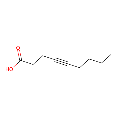 4-壬炔酸 structure