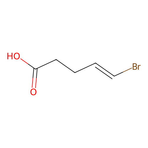 5-Bromopent-4-enoic acid structure