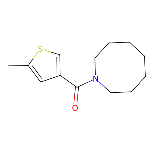 Azocan-1-yl-(5-methylthiophen-3-yl)methanone structure
