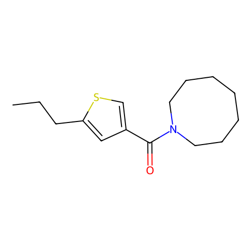 Azocan-1-yl-(5-propylthiophen-3-yl)methanone structure
