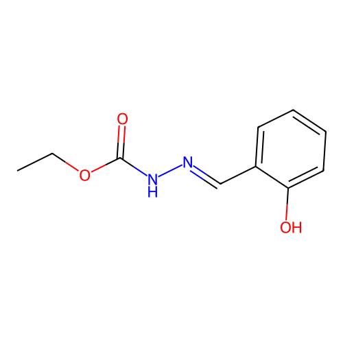 ethyl N-[(2-hydroxyphenyl)methylideneamino]carbamate structure