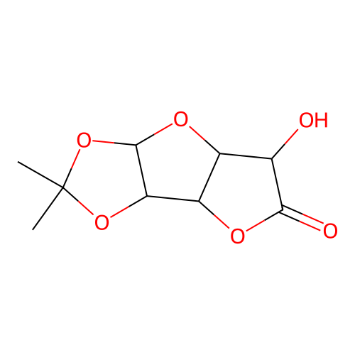 6,3-葡萄糖醛酸内酯缩丙酮 structure