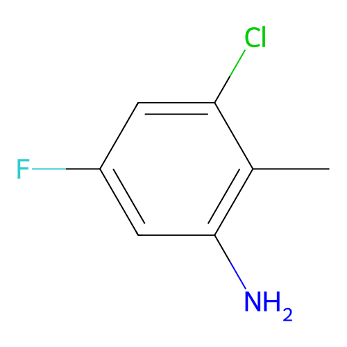 3-Chloro-5-fluoro-2-methylaniline structure