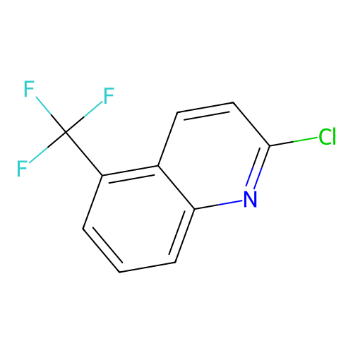 2-Chloro-5-(trifluoromethyl)quinoline structure