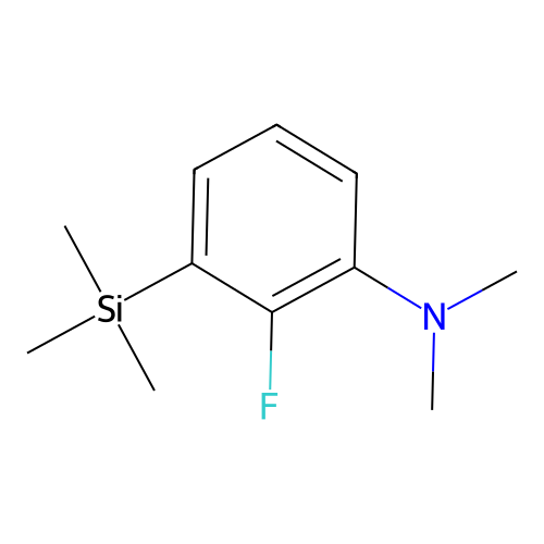 2-Fluoro-N,N-dimethyl-3-(trimethylsilyl)benzenamine structure