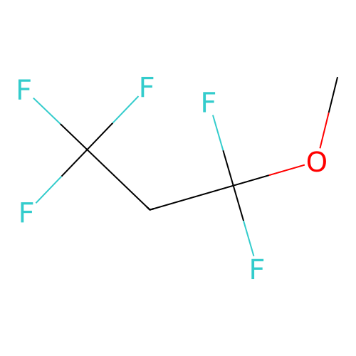 1,1,3,3,3-Pentafluoropropyl methyl ether structure