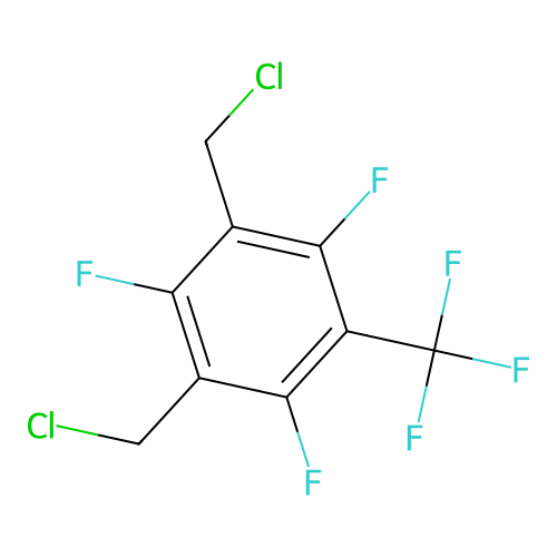 3,5-Bis(chloromethyl)-2,4,6-trifluorobenzotrifluoride structure