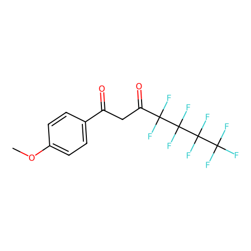 1-(4-Methoxyphenyl)-2H,2H-perfluoroheptane-1,3-dione structure