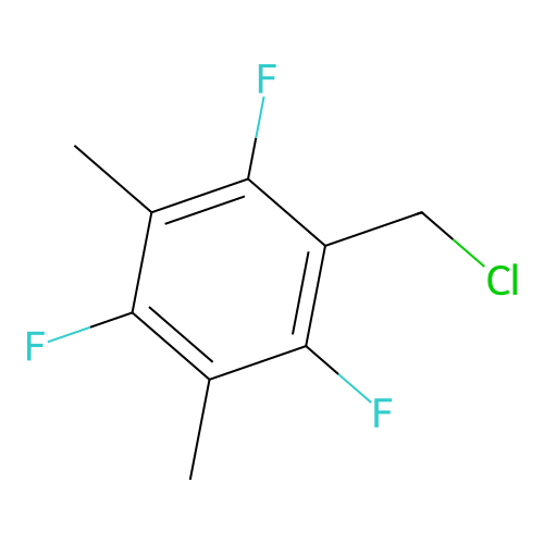 2,4,6-Trifluoro-3,5-dimethylbenzyl chloride structure