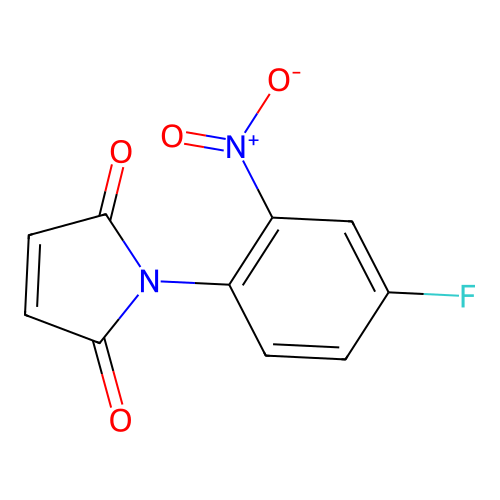 1-(4-fluoro-2-nitrophenyl)-1H-pyrrole-2,5-dione structure