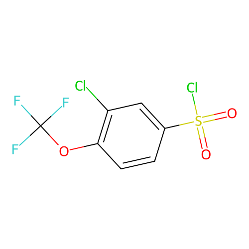 3-chloro-4-(trifluoromethoxy)benzenesulfonyl Chloride structure