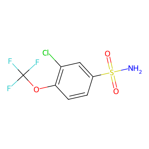 3-Chloro-4-(trifluoromethoxy)benzenesulfonamide structure
