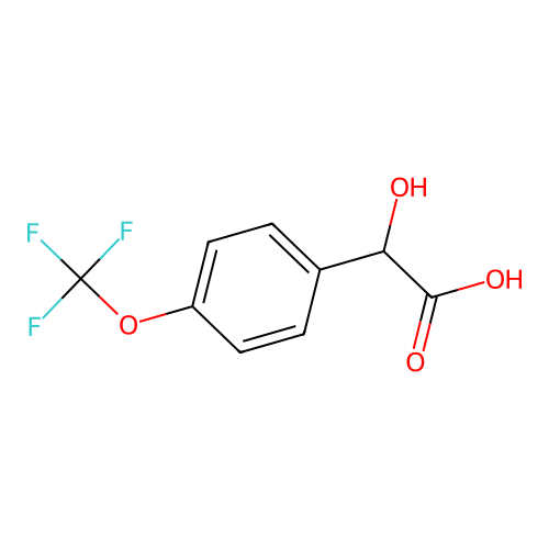 4-(Trifluoromethoxy)mandelic acid structure