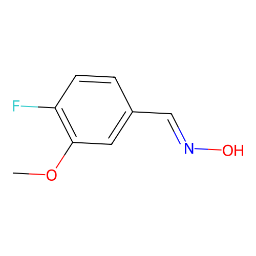 4-Fluoro-3-methoxybenzaldoxime structure