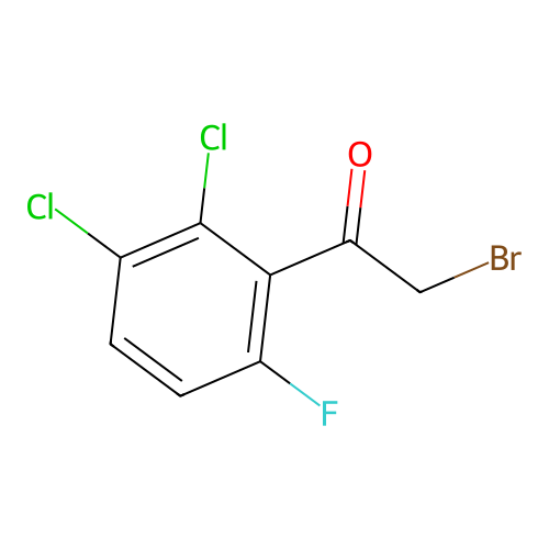 2,3-Dichloro-6-fluorophenacyl bromide structure