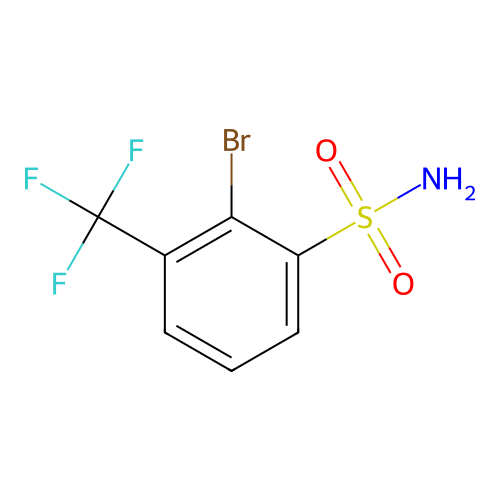 2-溴-3-(三氟甲基)苯磺酰胺 structure