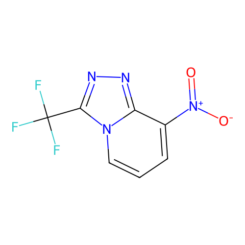 8-Nitro-3-(trifluoromethyl)[1,2,4]triazolo[4,3-a]pyridine structure