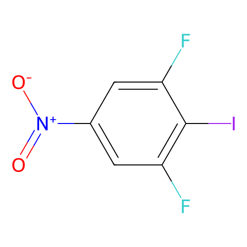 1,3-Difluoro-2-iodo-5-nitrobenzene structure