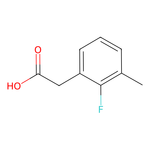 2-(2-Fluoro-3-methylphenyl)acetic acid structure