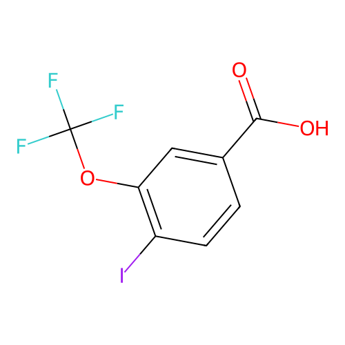 4-iodo-3-(trifluoromethoxy)benzoic Acid structure