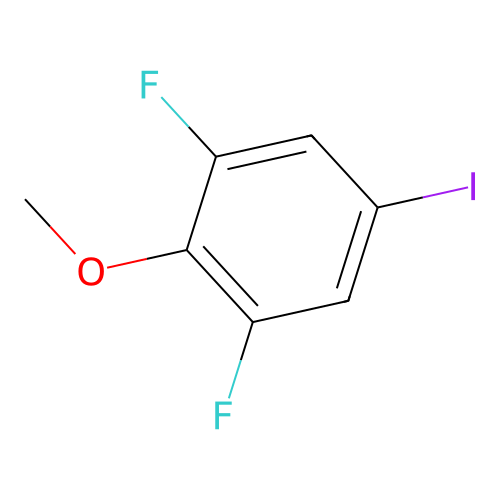 1,3-Difluoro-5-iodo-2-methoxybenzene structure