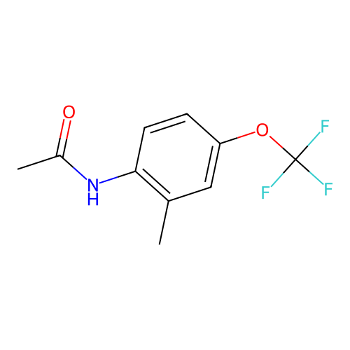 N-(2-Methyl-4-(trifluoromethoxy)phenyl)acetamide structure