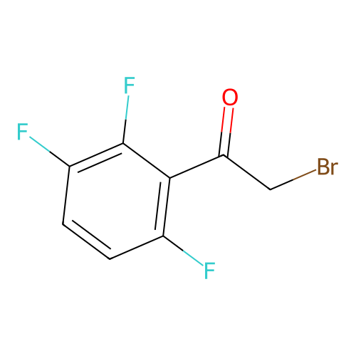 2,3,6-Trifluorophenacyl bromide structure